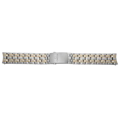 omega seamaster two tone bracelet|Omega Seamaster bracelet 20mm.